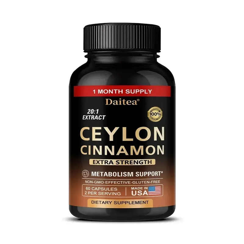 Ceylon Cinnamon Capsules - Antioxidant Promotes Heart Health and Metabolism Support The Immune System — image 8
