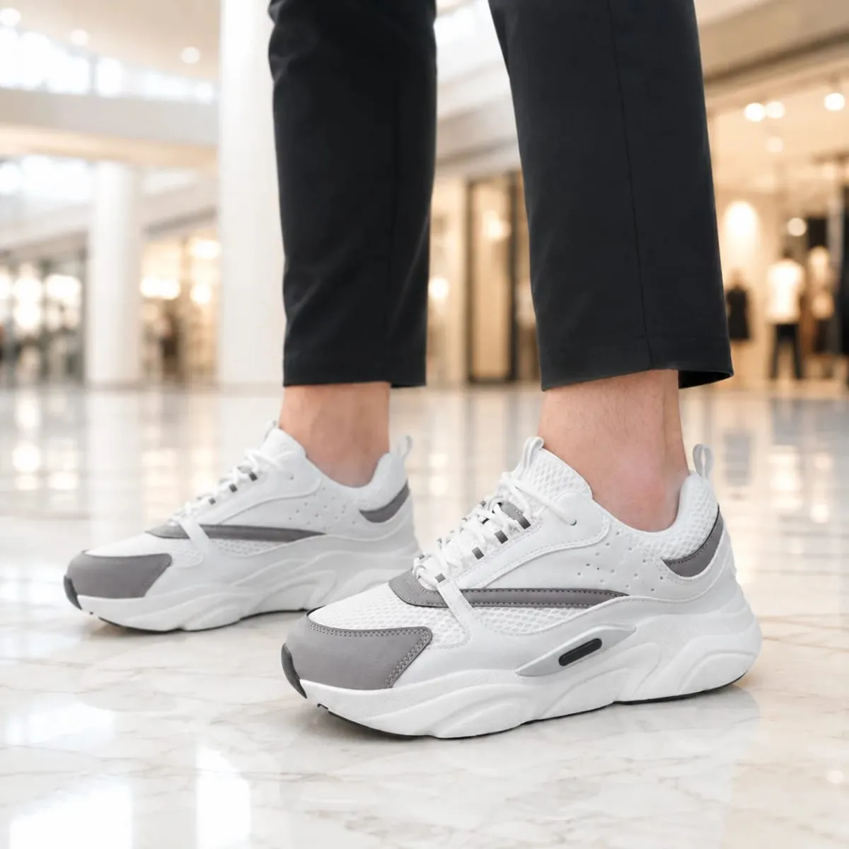Brand Men Casual Shoes Thick Sole Breathable Fashion Sneakers Soft Male Walking Shoes Zapatillas Hombre Size 46 Luxury Mens Shoe — image 7