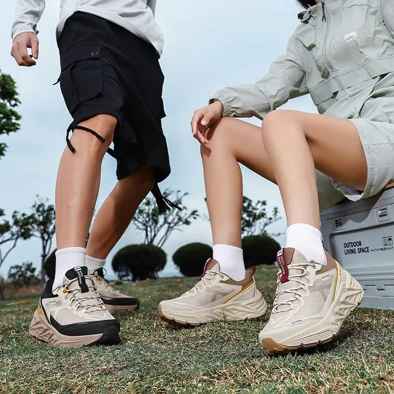 Men's Running Shoes Jogging Breathable Sneakers Outdoor Luxury Men's Shoes Couple Trainer Race Tennis Shoes Off-road Shoes — image 4
