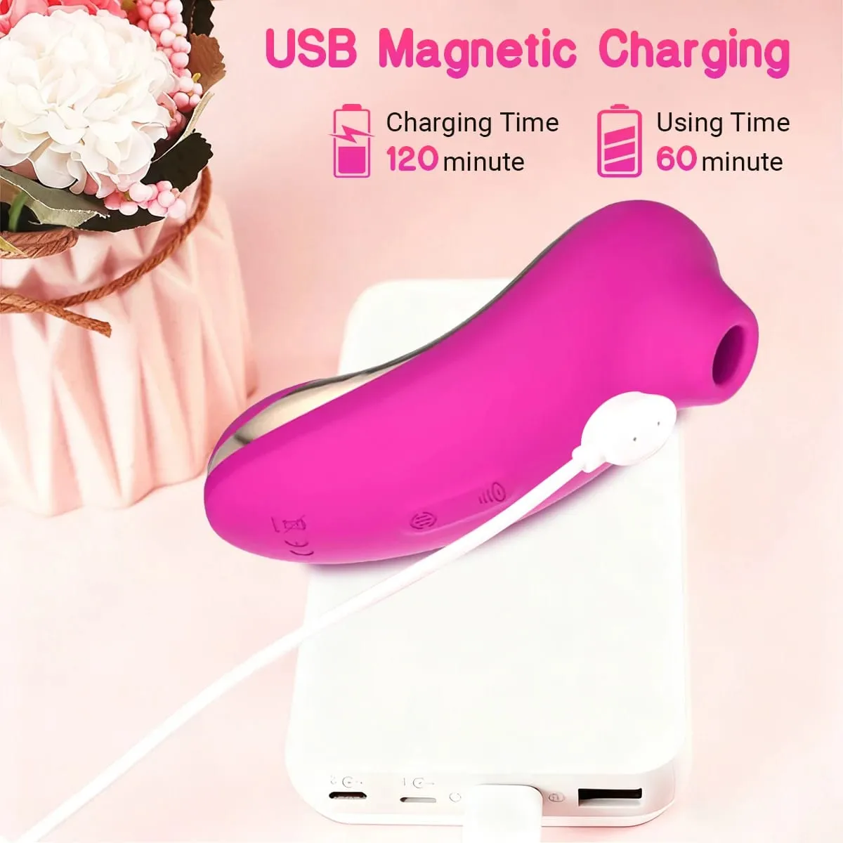16 Sucking Vibrator Modes Female Clit Nipple Oral Vacuum Stimulator Masturbator Massager Sex Toy for Adults Sex Blowing Sex Toys — image 4