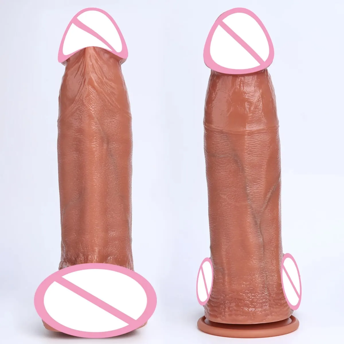 3 Ukuran Realistis XXL Penis Tebal Lembut Silicone Dildo Alat Kelamin Pria Vagina Masturbasi Cangkir Hisap Kontol Wanita Anal Mainan Seks 18 — image 6