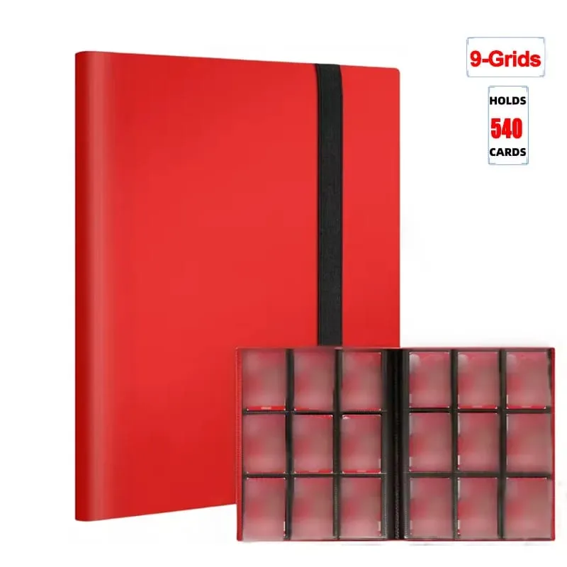 160/360/480/540 Cards Capacity Pocket Holder Binders Albums For Game Card Book Sleeve Holder Large-capacity Card Binder Notebook — image 30