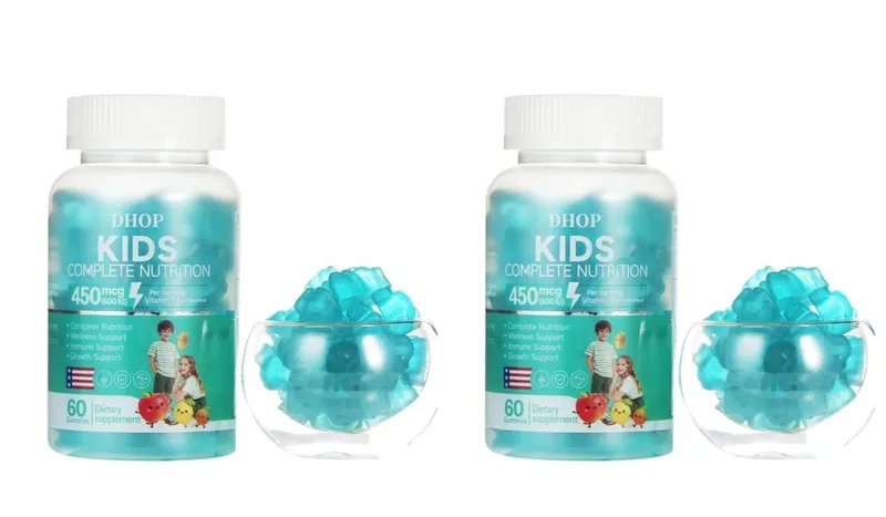 Kids Multivitamin Gummies Vitamin D3 C Zinc B Vitamins Immune Support Daily Wellness Nutrition Fruit Flavor 60 Gummies — image 8