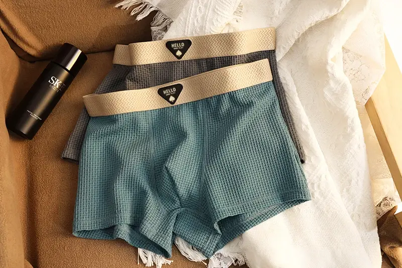 4pcs Men's Boxer Shorts Ice Silk Underwear Plus Size Underpants Cool Breathable Sexy Slim Panties Mesh Lingerie Wholesale Lots — image 2