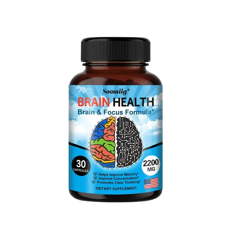 Ginkgo Biloba Capsules 1200mg Υποστηρίζει τη Μνήμη Εγκεφαλική Λειτουργία και Ψυχική Εγρήγορση Συμπλήρωμα Υγείας Εγκεφάλου 30/60/120 Capsuels
