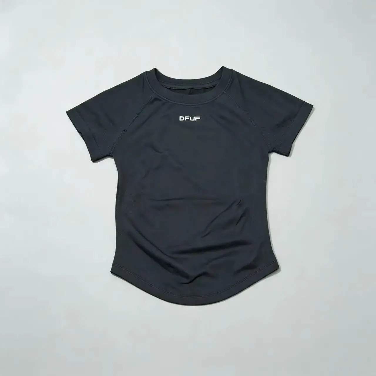 Women Elastic Slim Short Sleeve T-Shirt Soft Breathable Casual Top for Gym Yoga Jogging Fitness Daily Wear — image 16