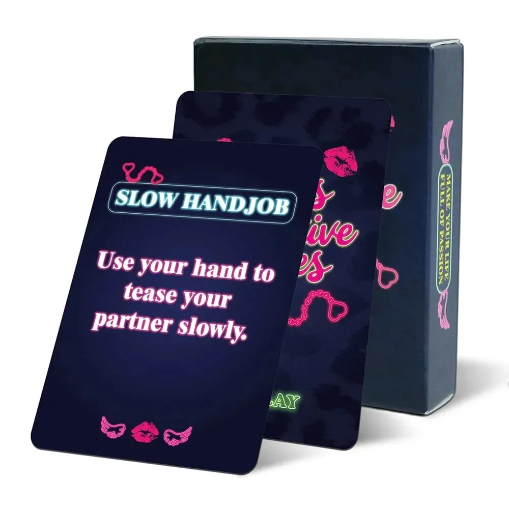 50PCS Sexual Couple Game Card Flirty Interactive Date Night Game Love Q&A Challenge Card Set Romantic Valentine's Day Gift — image 2