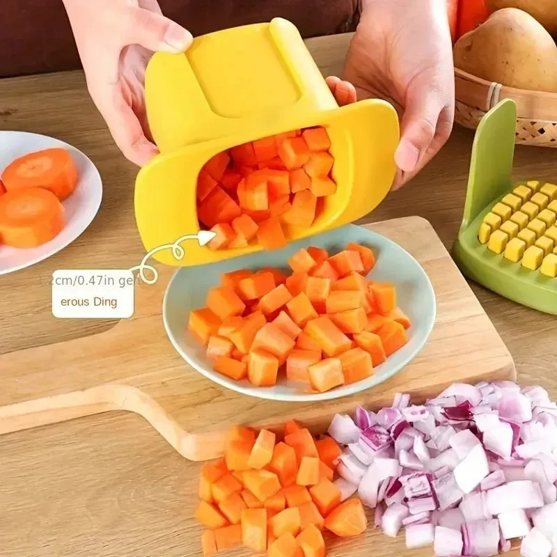 Multifunctional Cucumber Potato Slicer Household Hand Pressure Onion Dicer Kitchen Tools Vegetable Chopper French Fries Cutter — image 3