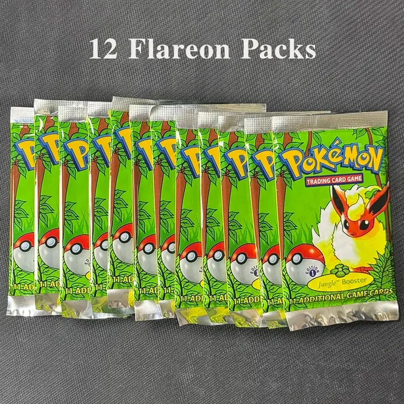 11Cards/Pack PTCG Booster Packs Proxy Card Jungle/Fossil/Base Set Charizard Blastoise Venusaur PKM Board Game collectible Cards — image 24