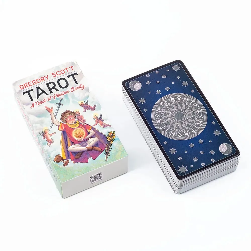 Gregory Scott Tarot 78-Card Deck Tabletop Card ng Mga Panggrupong Laro Para sa Mga Partido Precognition at Divinatio Oracle Set 11.1*6.1cm — image 3