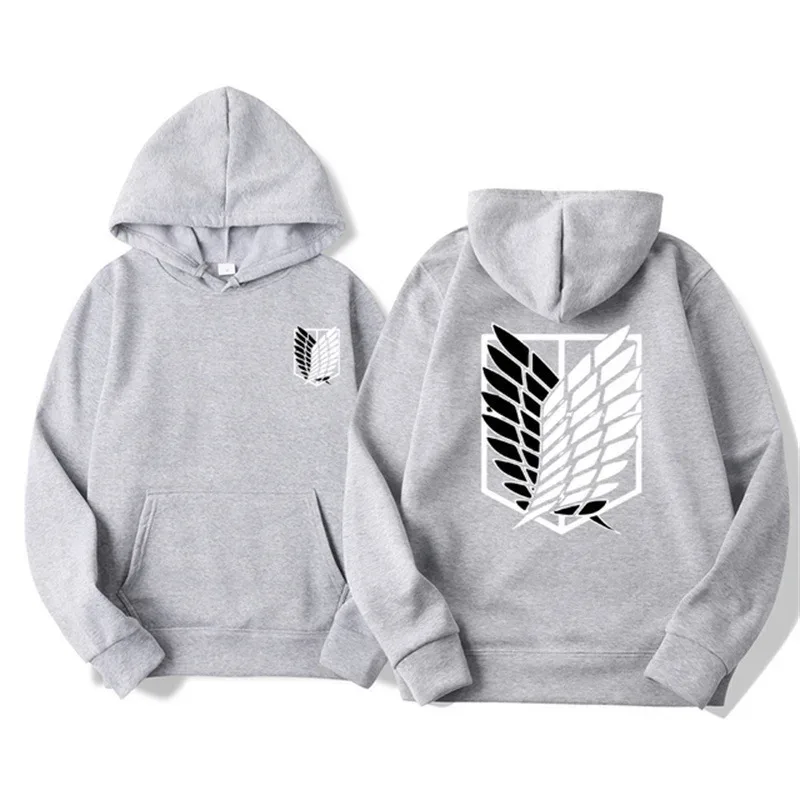 Attack on Titan Men's Hoodie Anime Hoodies Men and Women Streetwear Pullover Harajuku Shingeki No Kyojin Hoodies Sweatshirt — image 7