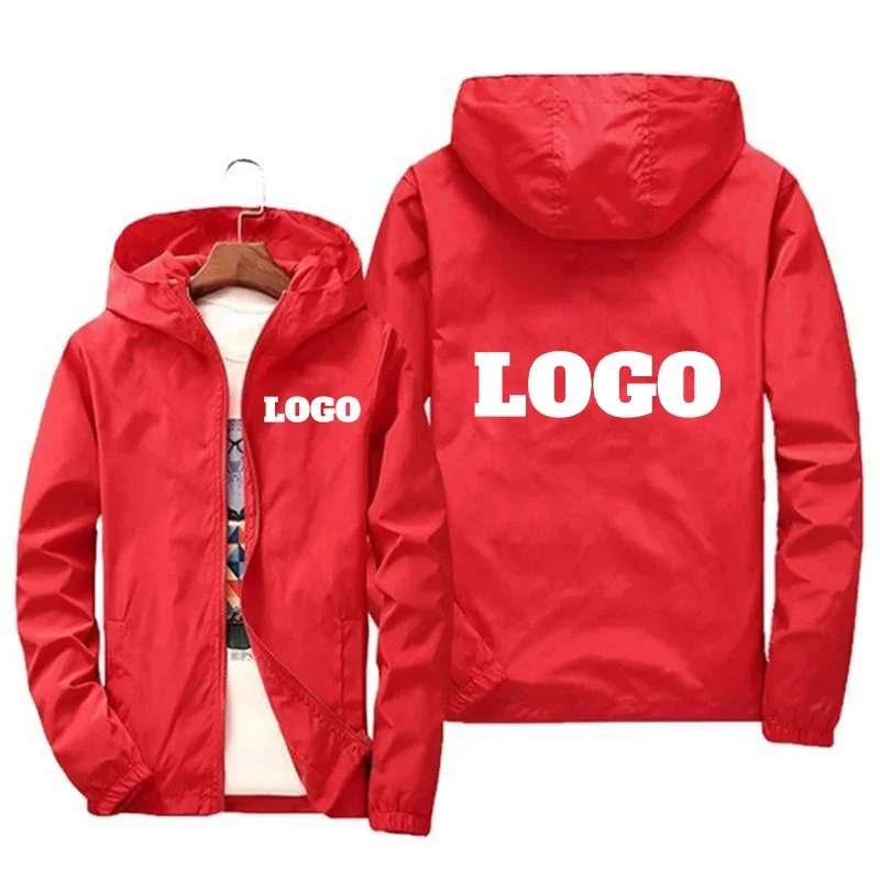Customized Name: Autumn Jacket, Men's Waterproof Windbreaker, Casual Clothing, Plus Size 7Xl, Black Outdoor Sportswear — image 3
