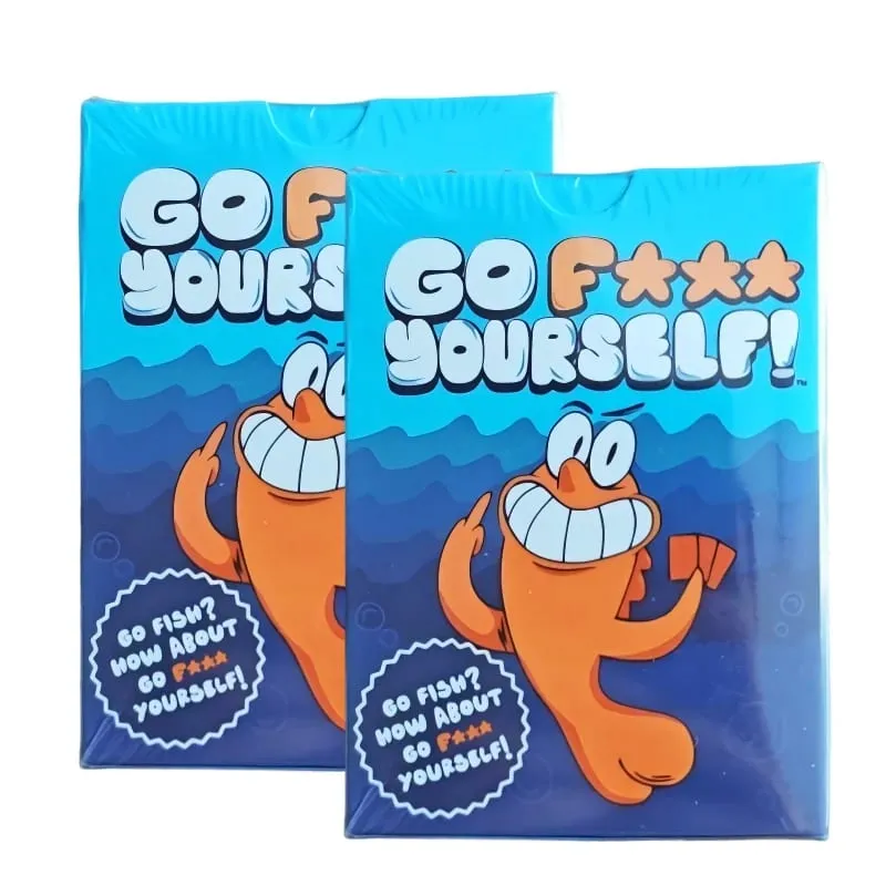 Go Fish Card Game Yourself Fun Gag Gift Hilarious Board Games with A Twist Night Family Interaction Party Game for 2+ Players — image 8