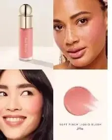 Bộ trang điểm Rare Beauty dạng lỏng nổi bật Giữ ẩm và không bị khô Phấn má hồng dạng kem Lustrous Moist Nature Liquid Blush