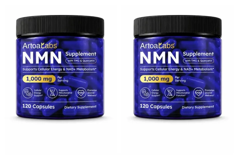 NMN Capsules NAD+ & Cellular Energy Support with TMG Quercetin Resveratrol Mitochondrial Function & Antioxidant Health 120 Count — image 8