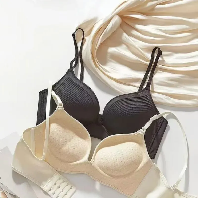 New 10cm Push Up Bra for Small Breasts Ultra Thick Lingerie Seamless T-Shirt Bras with 3D Memory Foam Cups — image 5