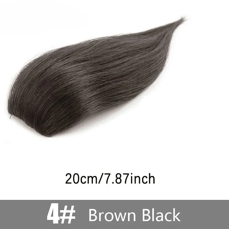 Wig synthetic pad piraso ng buhok 20cm 30cm dalawang card one-piece pad hair root pagtaas dami ng hair extension