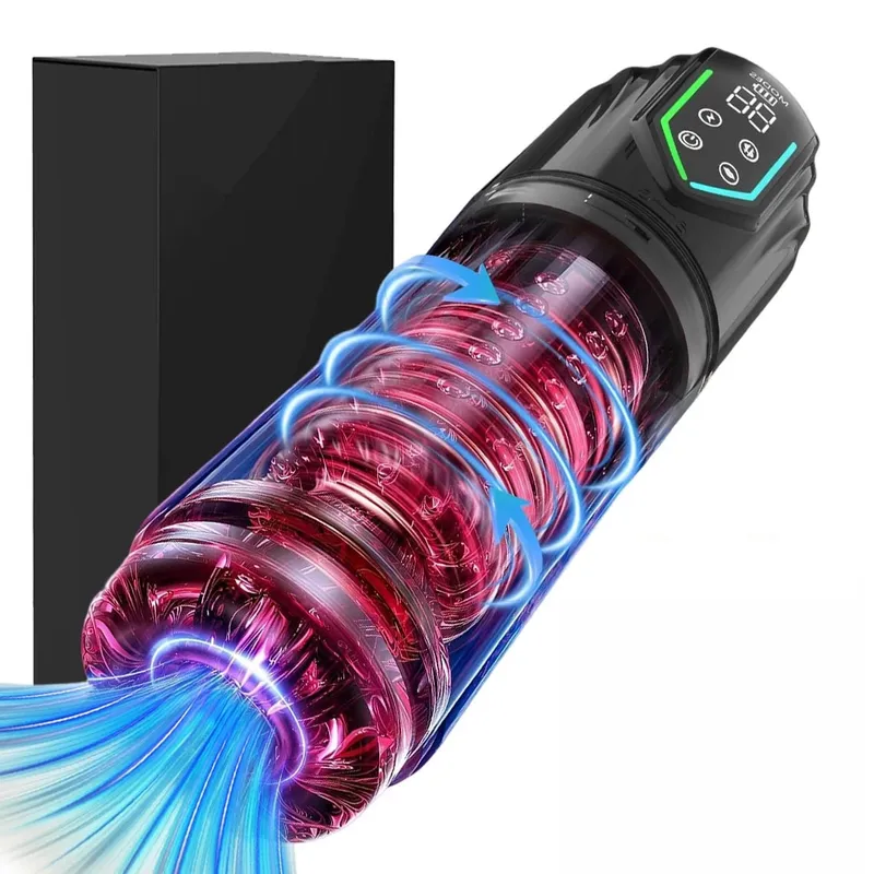 Automatic Male Masturbator 7 Rotating Licking Modes Mastubator Cup Electric Pocket Pussy Penis Sex Toy For Men Adult Supplies — image 8