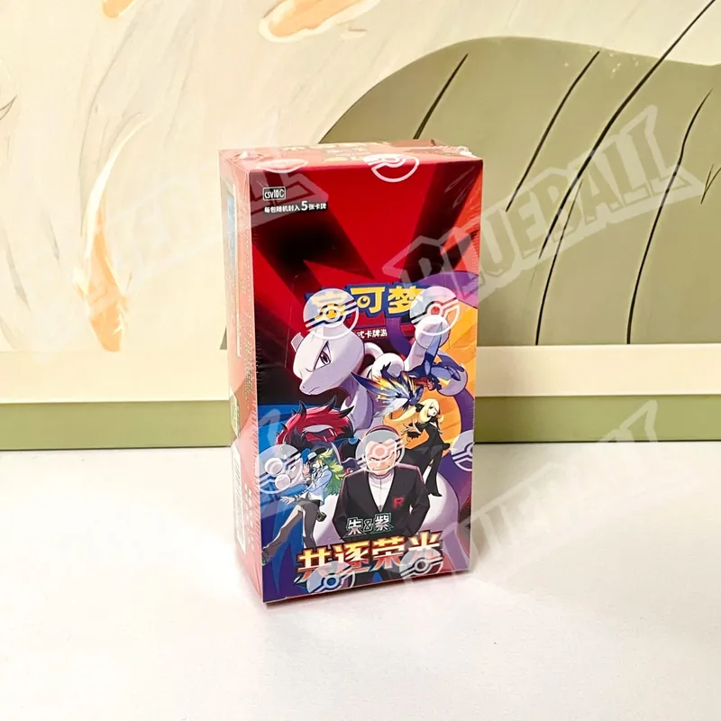 Originální pokemon Scarlet Violet Gem Pack Vol6 Tenká krabička TCG Sběratelská bitva Sběratelské karty Zjednodušená čínská verze Hračky Dárek — image 18