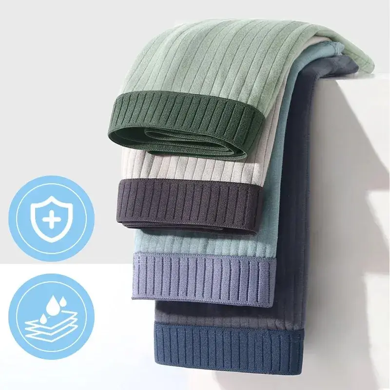 1/4 PCS Men's Underwear Men's Pure Cotton Four Corner Shorts All Cotton Antibacterial Crotch Teenage Boy Flat Angle Underwear