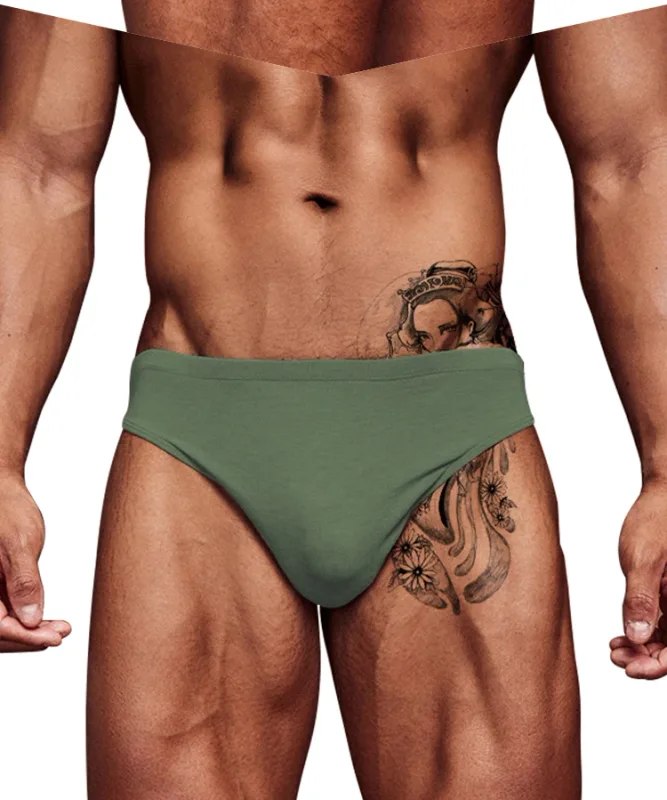 Men's Modal Ultra Thin Bare Feel Briefs, Low Rise High Elastic Breathable 3D Convex Pouch Underwear — image 16