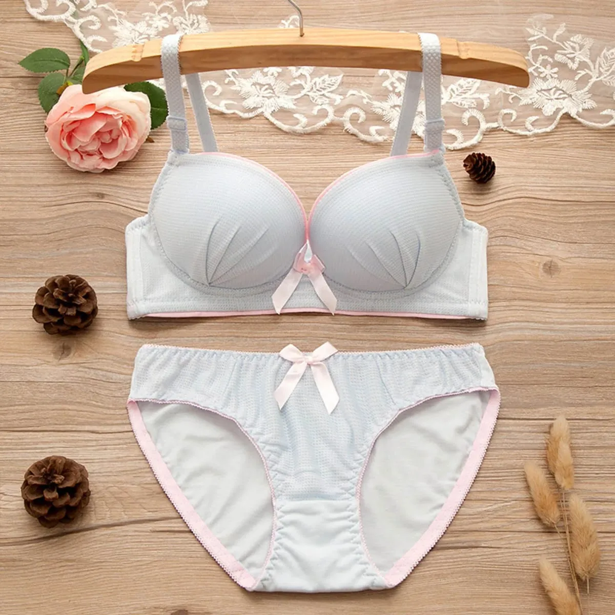 Sexy Lingerie Woman Lace Transparent Underwear Sexy Bra For Women Soft Lace Lingerie Set See Through lencería atrevida de mujer — image 4