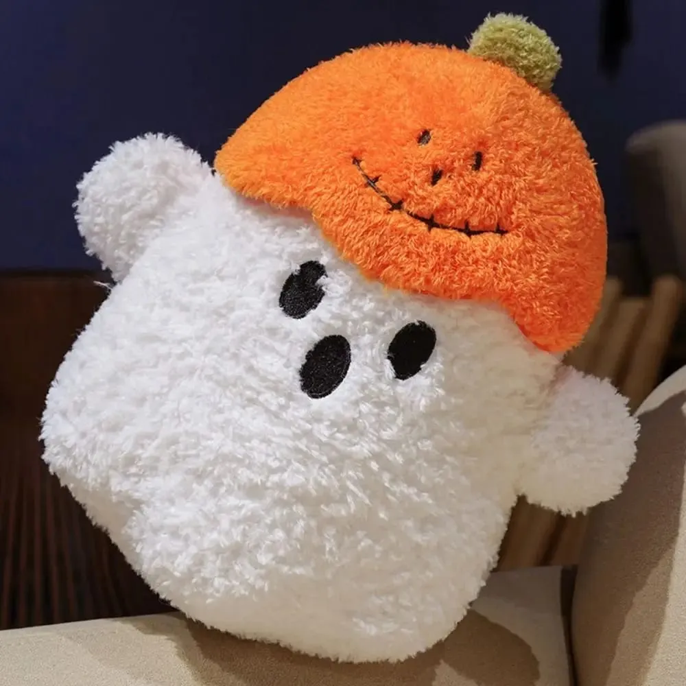 Cute Ghost Decorative Cushion Hug Pillow Fabric PP Cotton Filling Ghost Decor Ornaments Pumpkin Pillow Home Decor — image 5