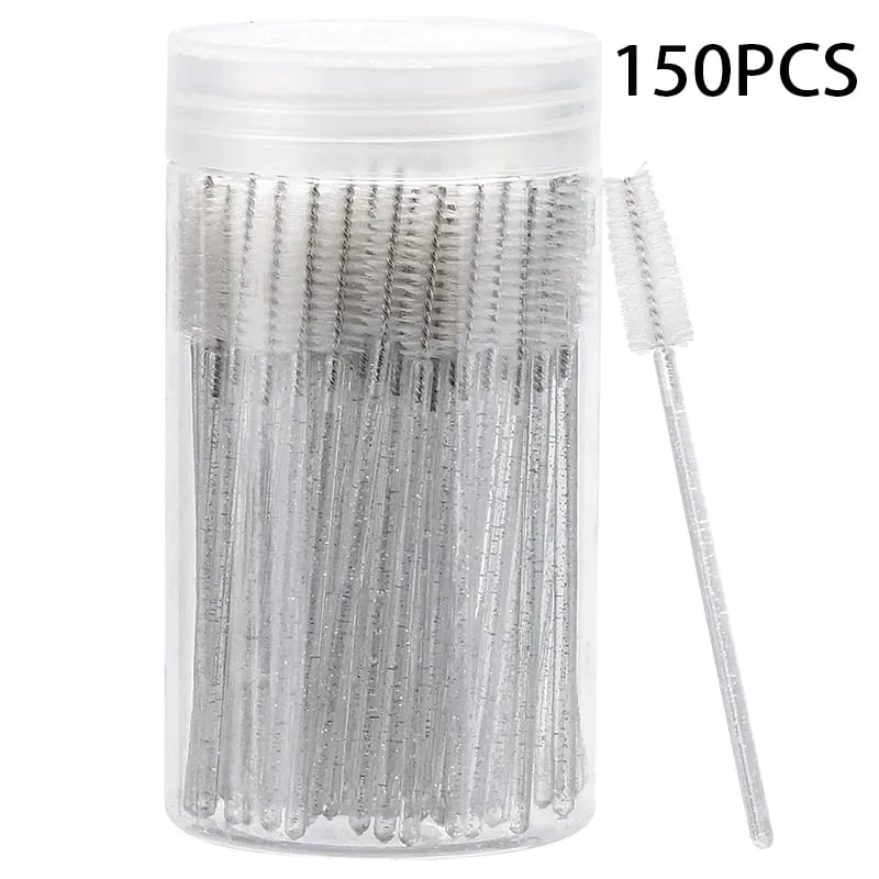 50/150PCS Disposable Eyelash Brush Mascara Wands Eyebrow Brush Makeup Applicator for Eyelash Extension Beauty Tools — image 10
