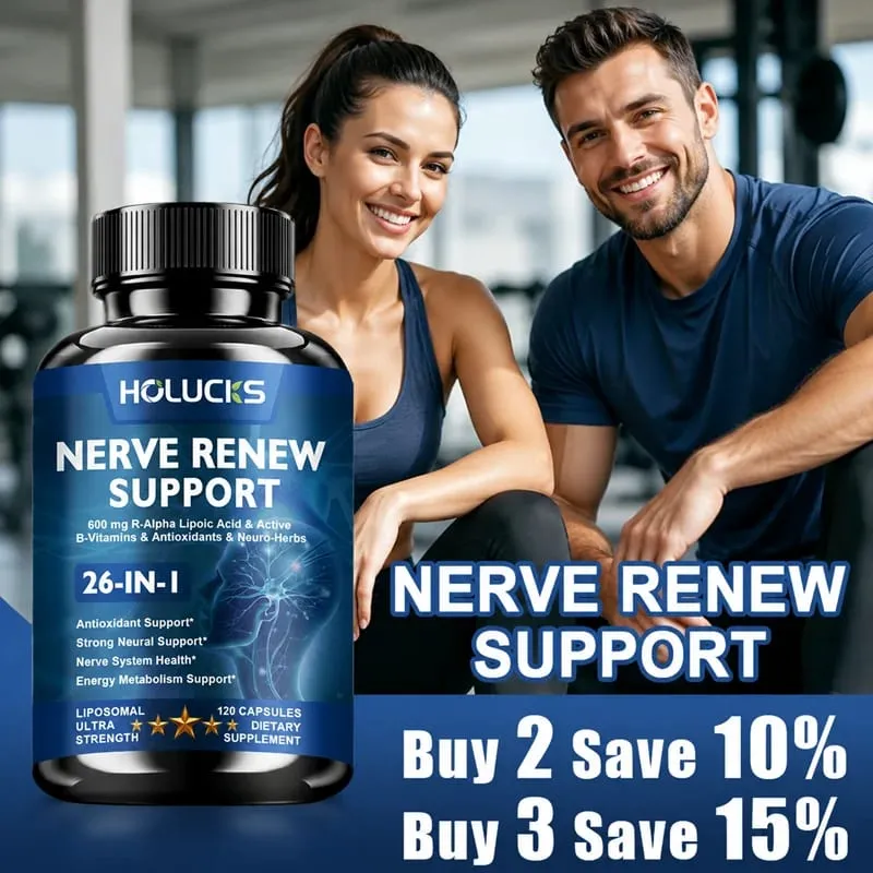 Advanced Nerve Nutrition Capsules with L-Theanine & Zinc Maintain Neural Comfort Metabolism & Healthy Nerve System — image 2