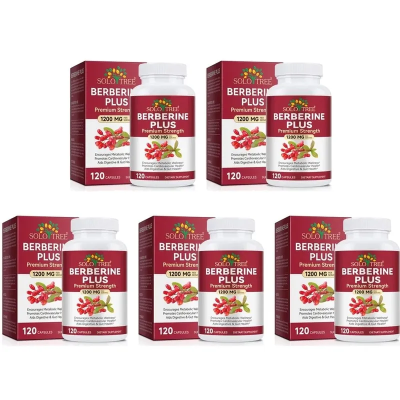 Berberine Plus Κάψουλες 1200mg Berberine HCl Μεταβολισμός & Υποστήριξη Υγείας του Πεπτικού Εντέρου 120 Κάψουλες — image 11