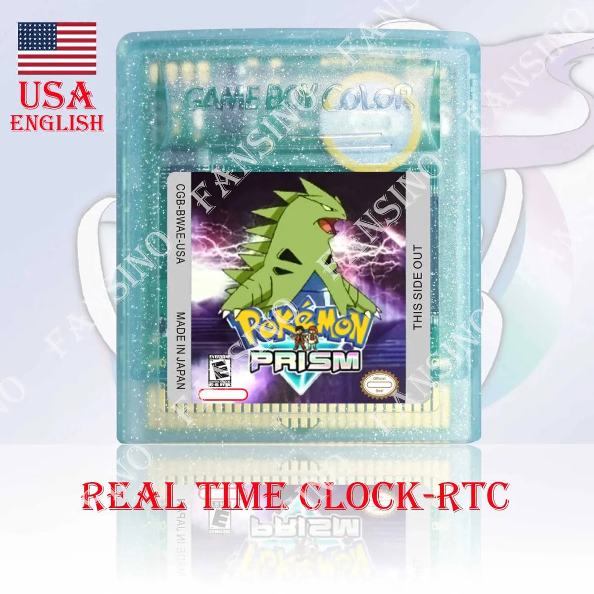 GBC Real Time Clock Pokemon Prism (V0.95.0254) High Quality GBC Video Game Cartridge With Battery For GB/GBA/GBC Series Console — image 2