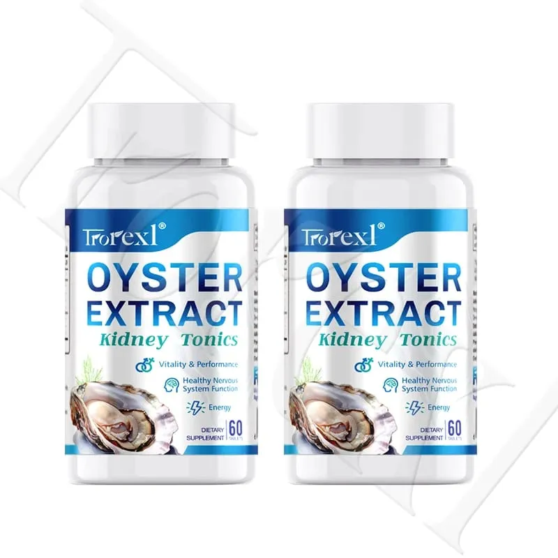 Oyster Extract - Supplement for Men Boosts Performance Supports Vitality Enhancing Extra Strength 60 Tablets