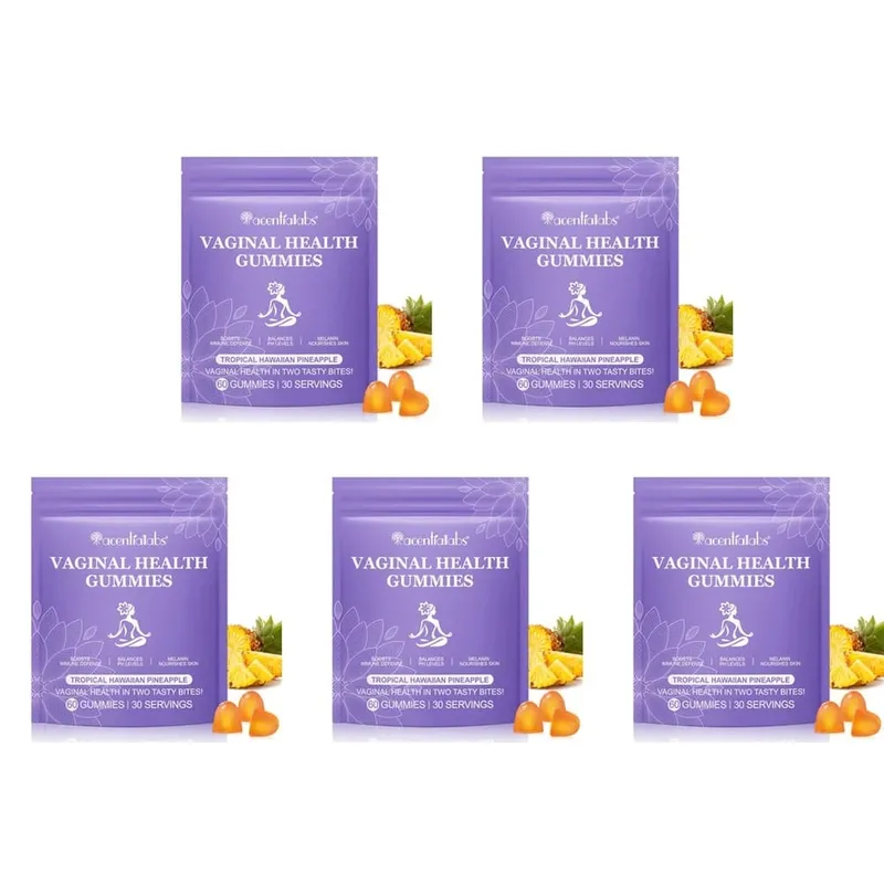 Acentiallabs Vaginal Health Gummies with Bacillus Coagulans and Vitamin C Supports Immune Defense and PH Balance 60 Gummies — image 11