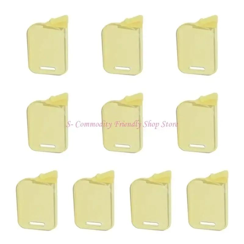 85AE 10Pcs Plastic Trading Card Box Baffle Clip Card Spacer Storage Classification Barrier Plate Clip Storage Partition Board