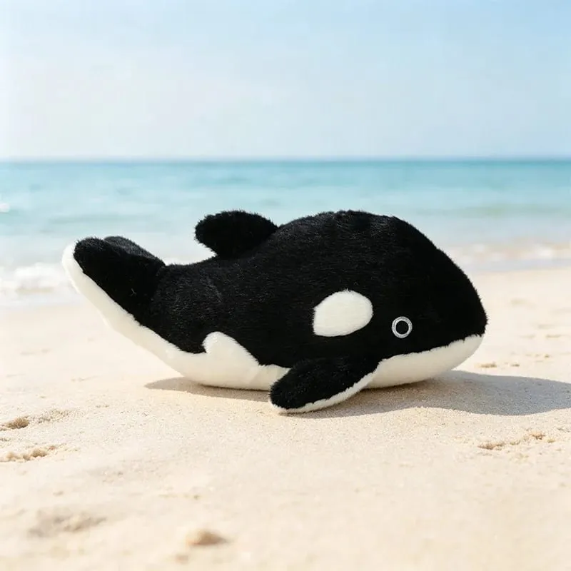 New Creative Ocean Plushies Sea Urchin Lanternfish Crab Orca Plush Throw Pillows Cute Marine Animal Decorative Cushions for Sofa — image 7