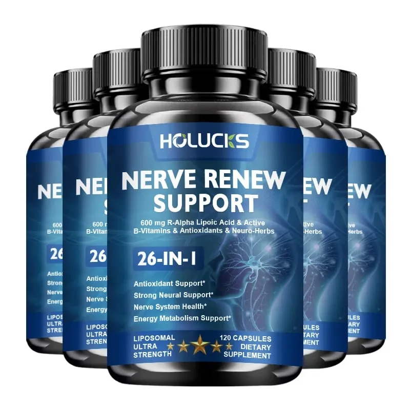 Advanced Nerve Nutrition Capsules with L-Theanine & Zinc Maintain Neural Comfort Metabolism & Healthy Nerve System — image 12