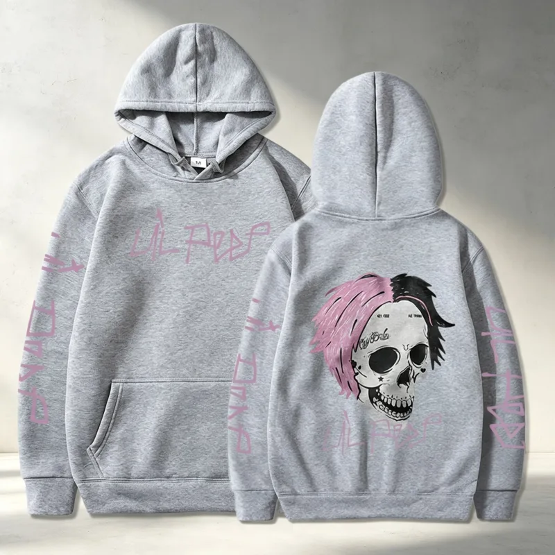 Rapper Lil Peep Cry Baby Hoodies Men Clothing Fashion Vintage Hip Hop Oversized Sweatshirts Gothic Harajuku Pullovers Streetwear — image 15