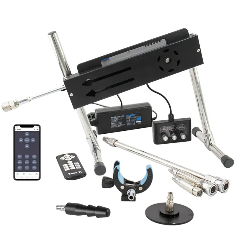 200W Super Powerful Stroke 1-15cm Automatic Masturbation Machine with Dildo Attachments Support Three Controllers Sex Machines — image 22