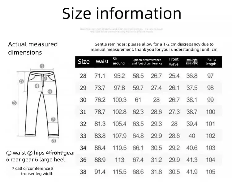 New Men's Slim Fit Jeans High-quality Pants Classic Blue Gray Black Casual and Simple — image 8