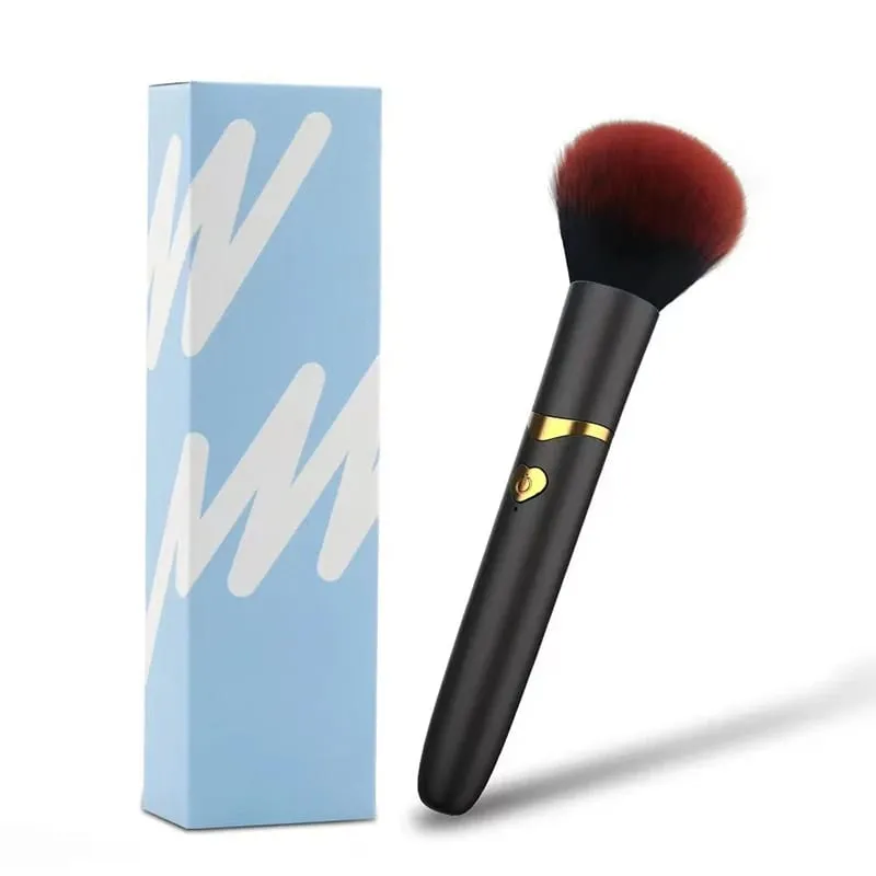 [MP]2 In 1 Electric Foundation Brush Vibration Makeup Brush Multi-Function Soft Fluffy Portable Rechargeable Detail Makeup Tools