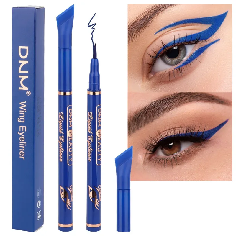 12 Colors Matte Liquid Eyeliner Pen Black Purple Makeup Waterproof Quickly Drying Smooth Ultra-thin Eye Liner Wing Tips Cosmetic