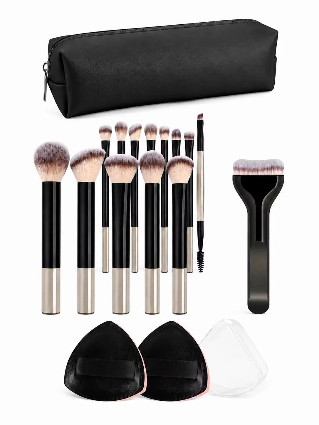 13/17/22pcs Makeup Tool Set Professional Makeup Brush Set Makeup Bag Makeup Accessories Foundation Brush Blush Brush. — image 6