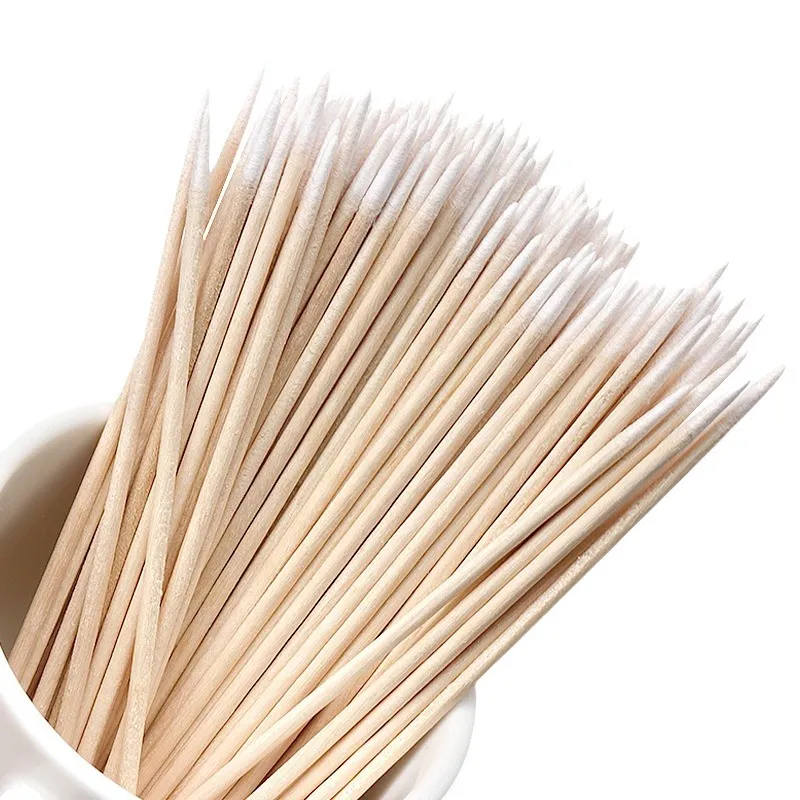 50pcs Bamboo Stick Disposable Flocked Lip Brushes Portable Lip Gloss Applicator Wands Lipstick Makeup Lash Tattoo Beauty Tools — image 4