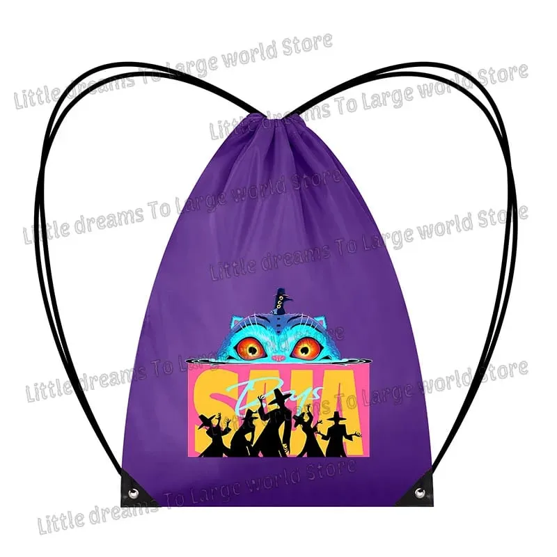 Anime Figure Drawstring Bag Portable Backpack Large Capacity Gym Sports Clothes Organizer Storage Pouch Bundle Pocket Women Gift — image 13