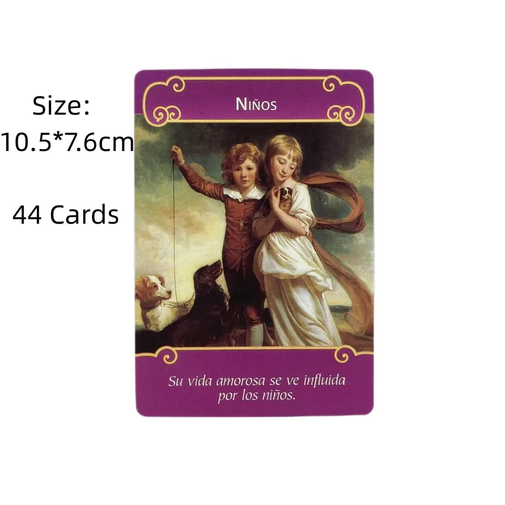 Spanish Los Angeles Del Amor Oracle Cards Tarot Deck Board Games For Party — image 5