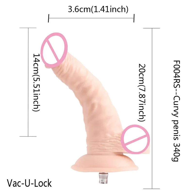 38 Noiseless Premium Sex Machine Attachments VAC-U-Lock Dildo Attraction Cup Female Sex Machine Sex Products