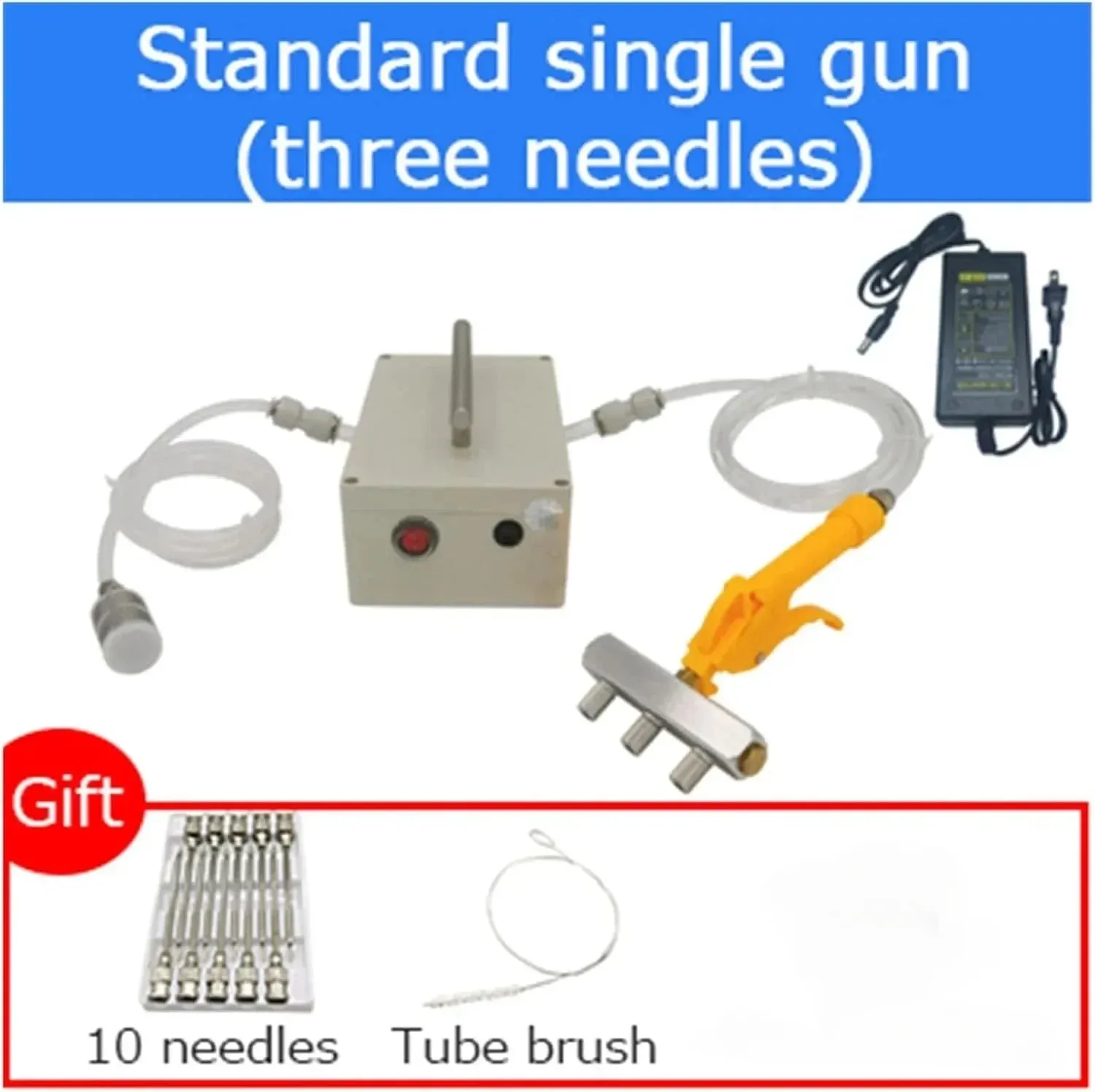 65W Electric Saline Injection Pump Meat Pickling Machine Meat Marinated Syringe Household Meat Processor