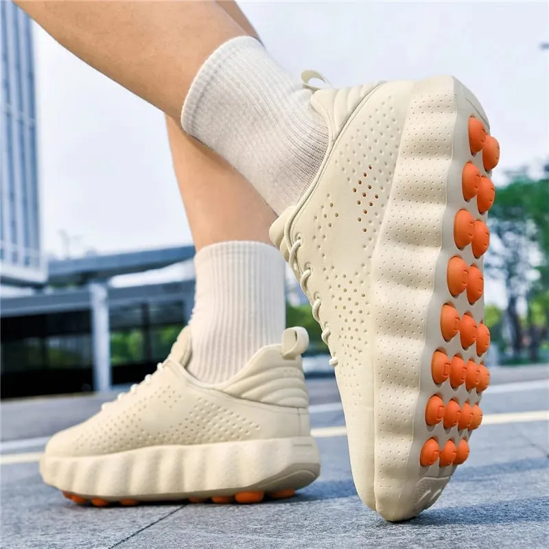ClaWave Men Women Running Shoes Massage Particles Supercritical Cushioning Breathable Knit Sports Sneakers Non-slip Walking Shoe — image 7