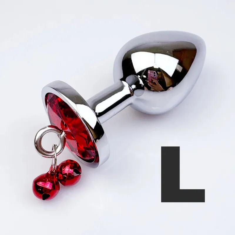 1Pcs Metal Bells Anal Plug Three Sizes Anal Plug Butt Plug G-Point Massage Anal Exercise Masturbation Outdoor Dildos Sex Toys — image 8