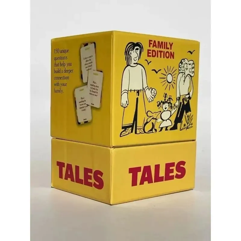 New 150pcs Card Conversation Starter Game Family Edition Fun Icebreaker for Adults and Family Gatherings Card Game Tales